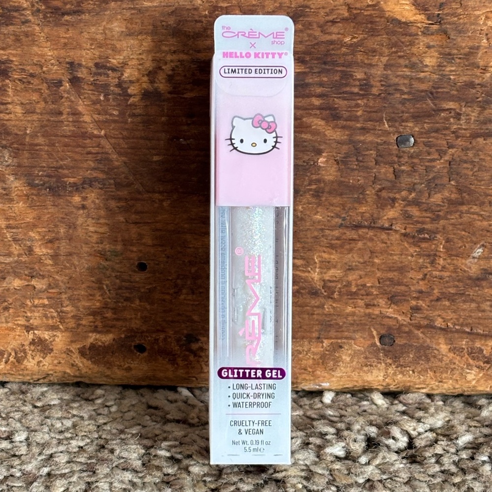 Hello Kitty Pink Glitter Gel